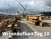 Oktoberfest 2025 Aufbau - Tag 10 am  09.07.2025 (Mittwoch) (©Foto: Martin Schmitz)